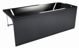Акриловая ванна Strict BLACK 1500*700*440